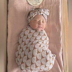 Little Sleepies Swaddle and Bow